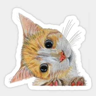 Kushi my happy kitten Sticker